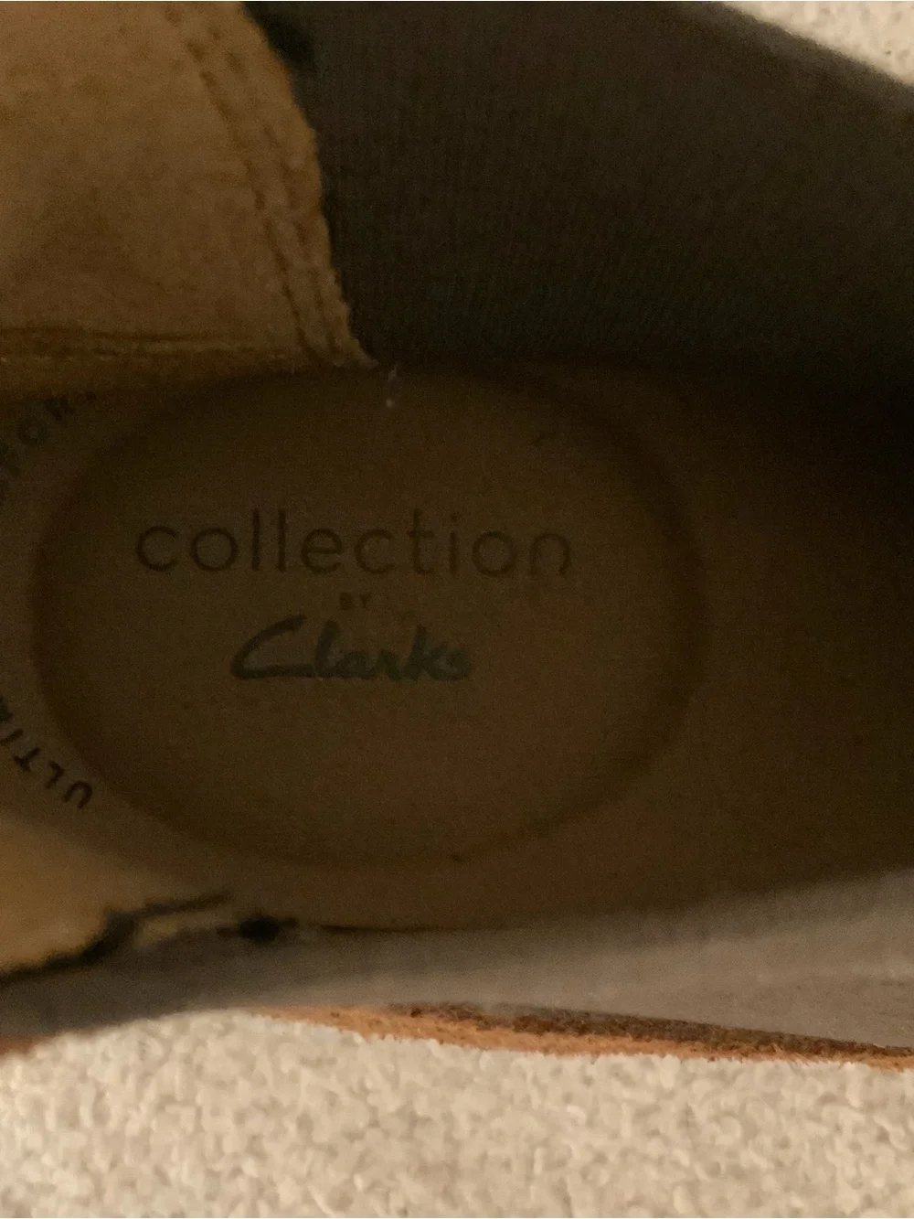 Clark’s Collection Men's Brown Suede Chelsea Boots Sz 8